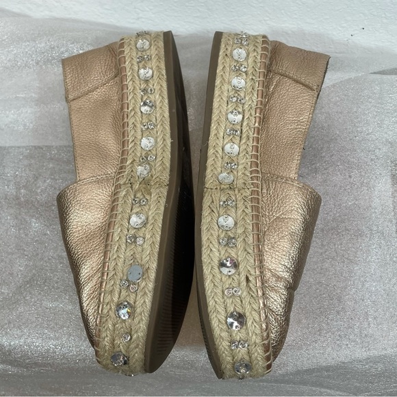 Aldo Oceradda Rose Gold Platform Espadrille Spring Summer shoe size 7 - Picture 7 of 12